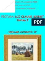 Pictura Lui Claude Monet (Partea I 47 Diapozitive