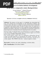 Consequences of Aviation Industry Development On Air Safety Comparative Study (Boeing - Airbus)