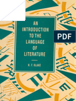 An Introduction to the Language of Literature