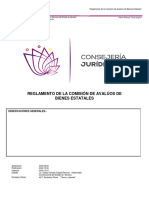 Regamento de La Comision de Avaluo de Bienes Estatales en Morelos