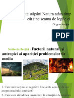 Factorii Naturali Şi Antropici Ai Apariţiei Problemelor de Mediu - cl7