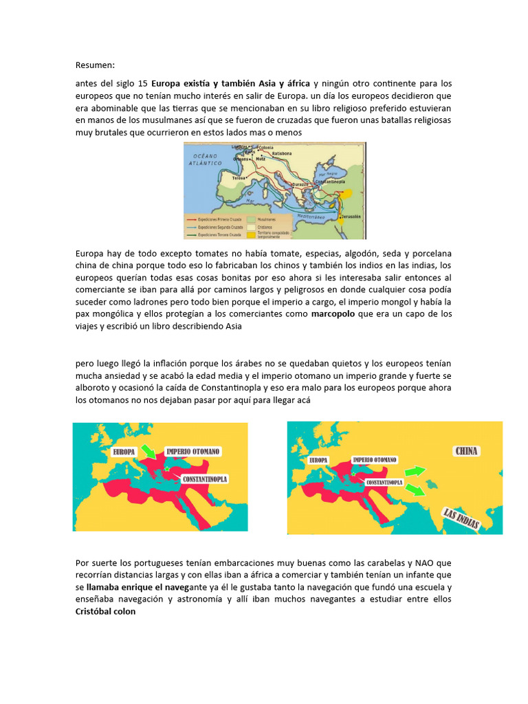 Resumen America Cristonal PDF - 1