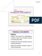 Chapter 3 - Financial Documents