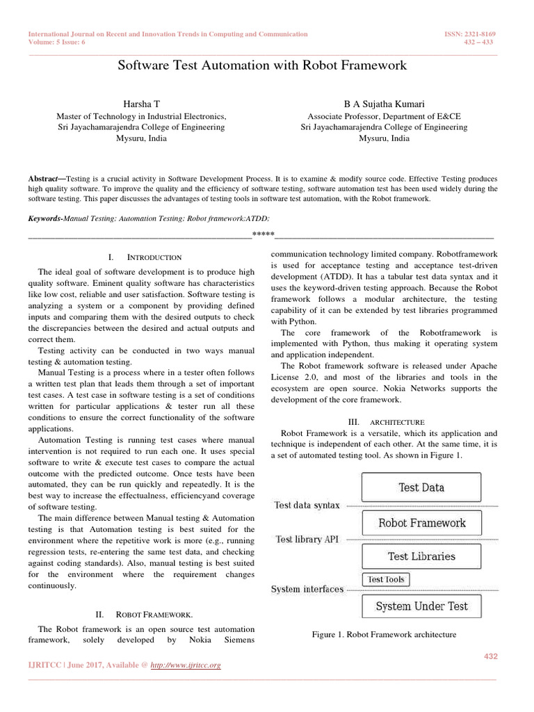 Software Test Automation With Robot Fram | PDF | Software Testing ...