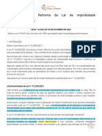 Lei 14.230 - 2021 - Reforma Da Lei de Improbidade Administrativa - Buscador Dizer o Direito