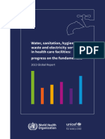 WHO Water Sanitation, Hygiene, Waste and Electricity Services in Health Care Facilities