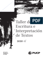 Manual de Taller de Escritura e Interpretación de Textos LIN126 1