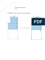 Jobsheet Pola Piyama Bagian Belakang