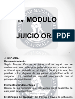 Iv. Juicio Oral