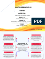 Importancia de Las Estrategias y Técnicas de Estudio