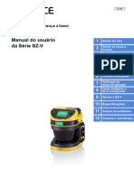 Manual Do Usuário Da Série SZ-V: Scanner de Segurança A Laser