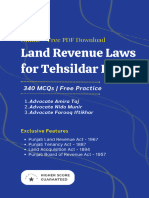 Land Revenue Laws For Tehsildar Exam MCQs - Answer - 23