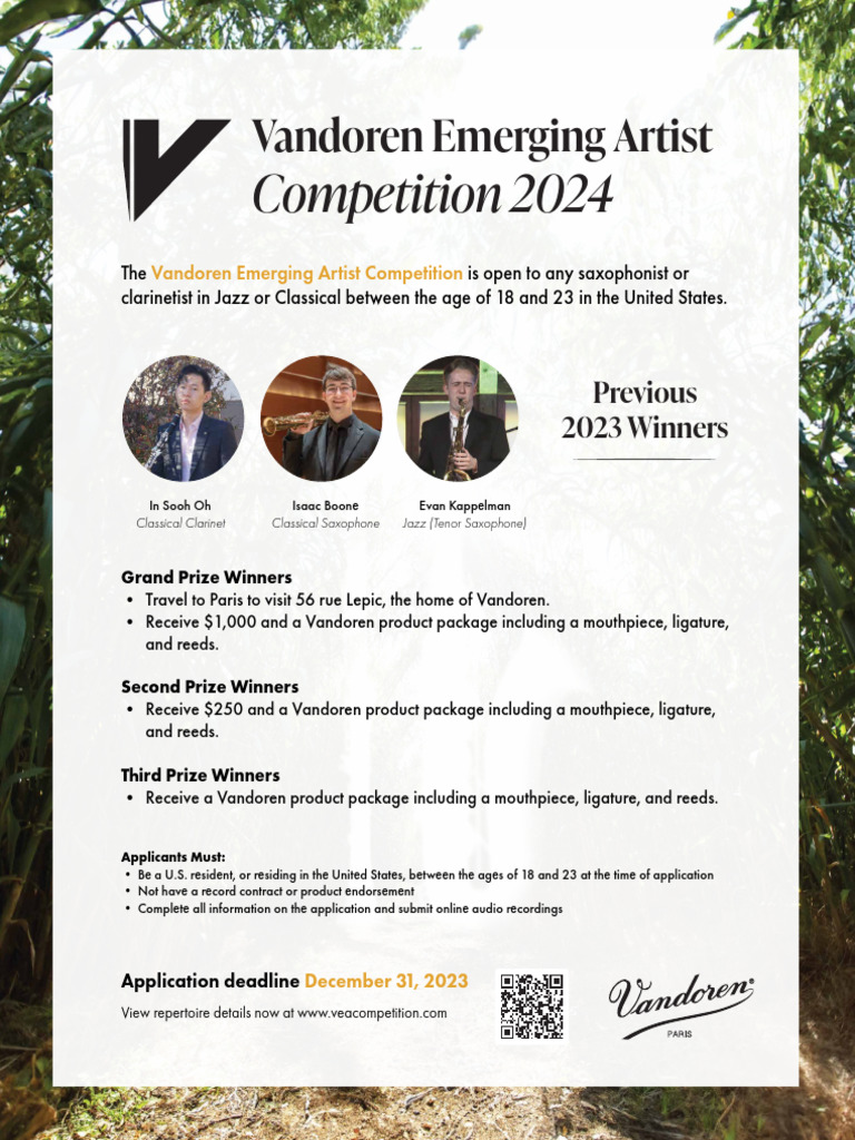 VEA Repertoire PDF Saxophone Performing Arts