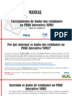 Manual: Carregamento de Dados Dos Estudantes No PDDE Interativo/SIMEC
