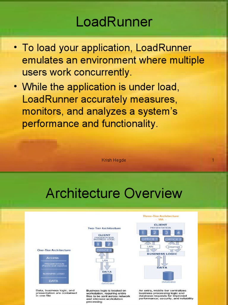 LoadRunner-Introduction Chapter 1 | PDF | Computer Engineering | Software