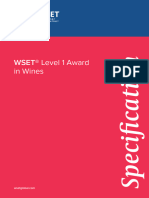 WSET L1 2 Wines Specification