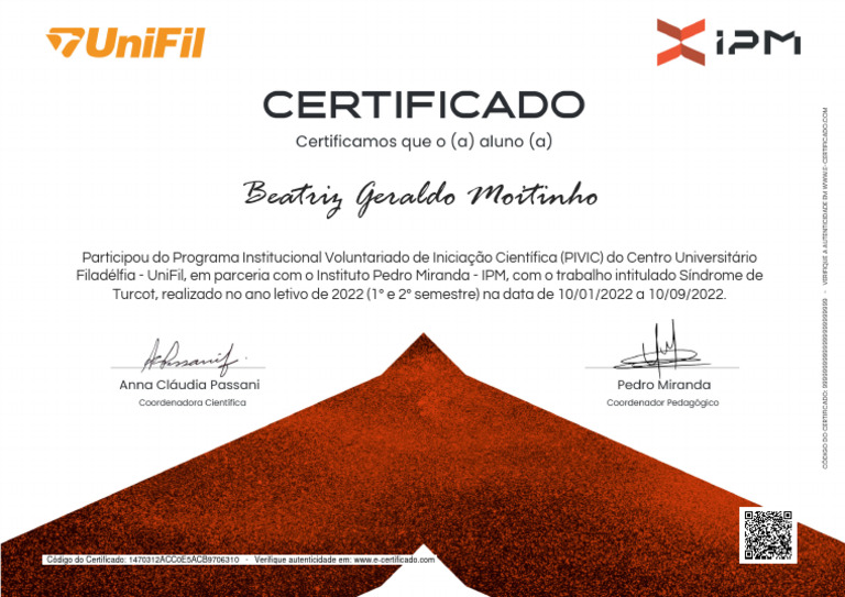Síndrome de Turcot: Iniciação Científica | PDF