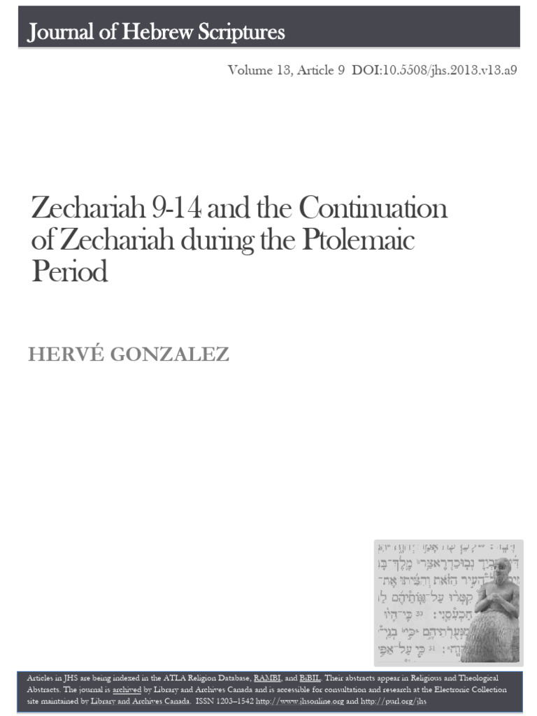 Iwilson,+article 189 | PDF | Book Of Zechariah