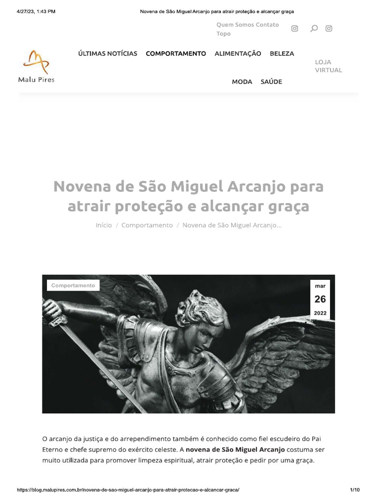 Novena São Miguel Arcanjo | PDF