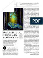 Inteligencia Artificial en La Publicidad