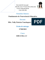 Portafolio 2-3 - Neurociencia Educativa