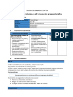 (S08) Descubrimos Relaciones Directamente Proporcionales (Mat)