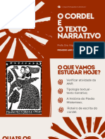 1o Integrado - Aula 03 - Texto Narrativo e Cordel