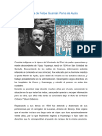 Biografía de Felipe Guamán Poma de Ayala