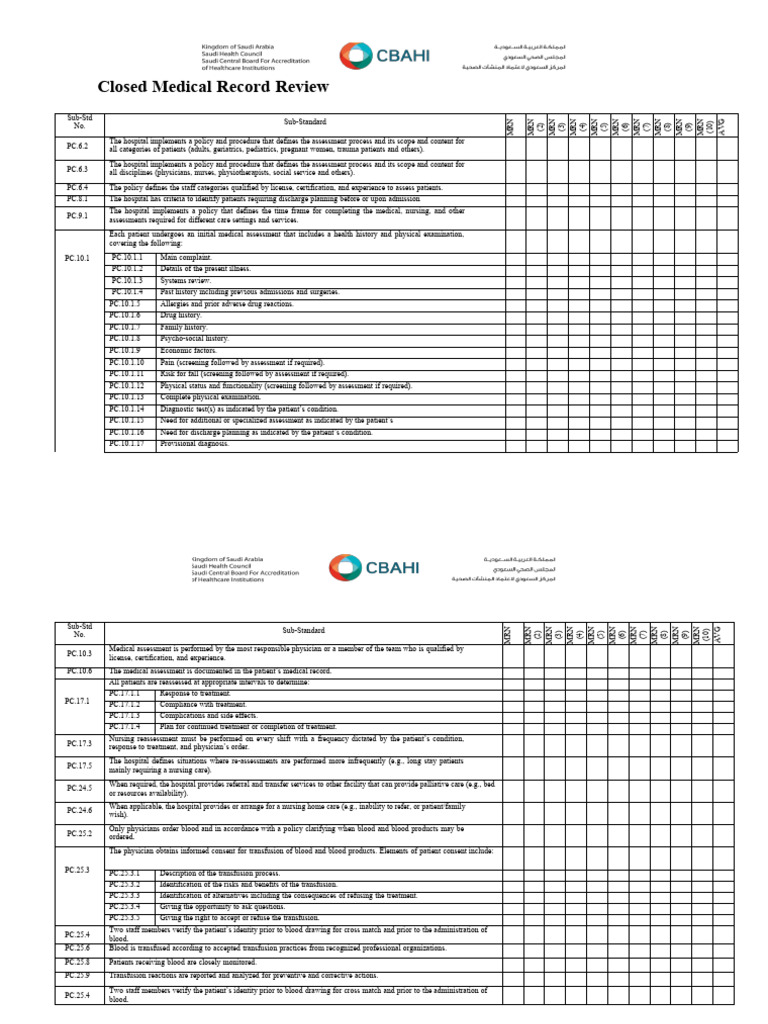 Medical Record Review Tools PDF