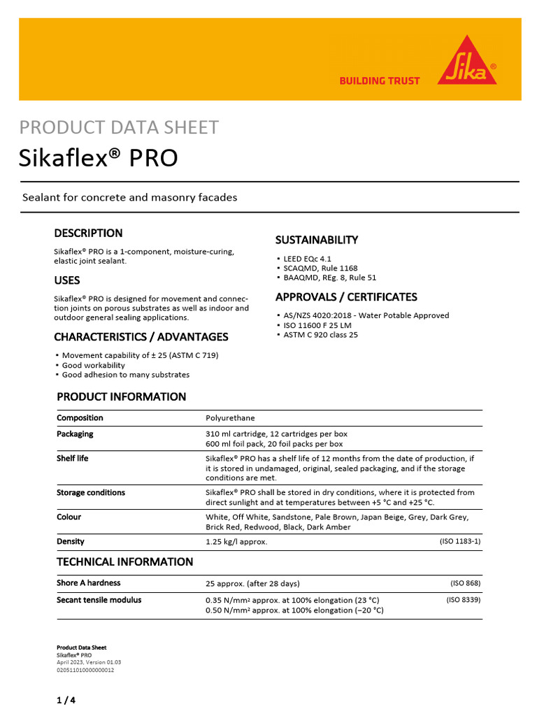 Building Trust Sikaflex