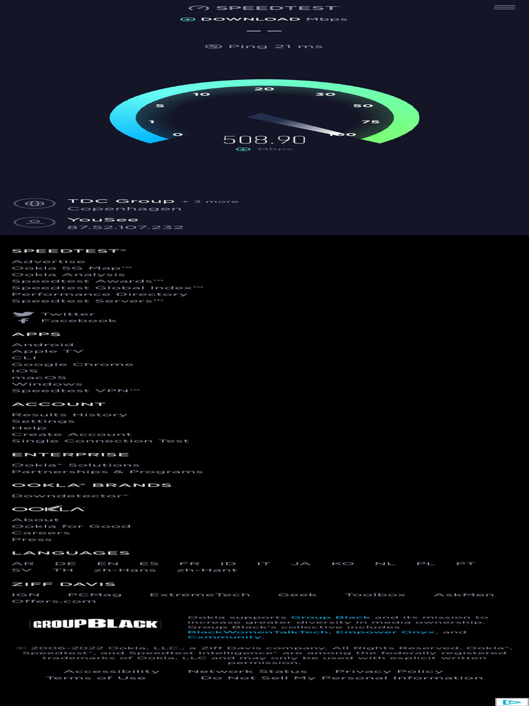 Speedtest by Ookla The Global Broadband Speed Test PDF
