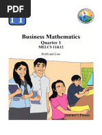 Business Math PROFIT AND LOSS