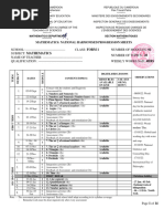 MATHEMATICS - National Harmonised Progression Sheet. 1st & Second Cycle 2023-1