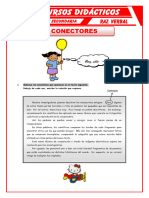 Ejercicios de Los Conectores para Tercero de Secundaria