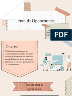 Plan de Operaciones