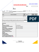 Formato de Cotización - Servicios 3ra Categoria