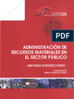 Administracion de Recursos Materiales en El Sector Publico