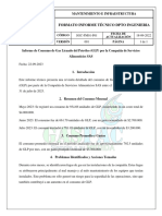 Informe de Consumo de Gas Licuado Del Petróleo (GLP) Por La Compañía de Servicios Alimenticios SAS