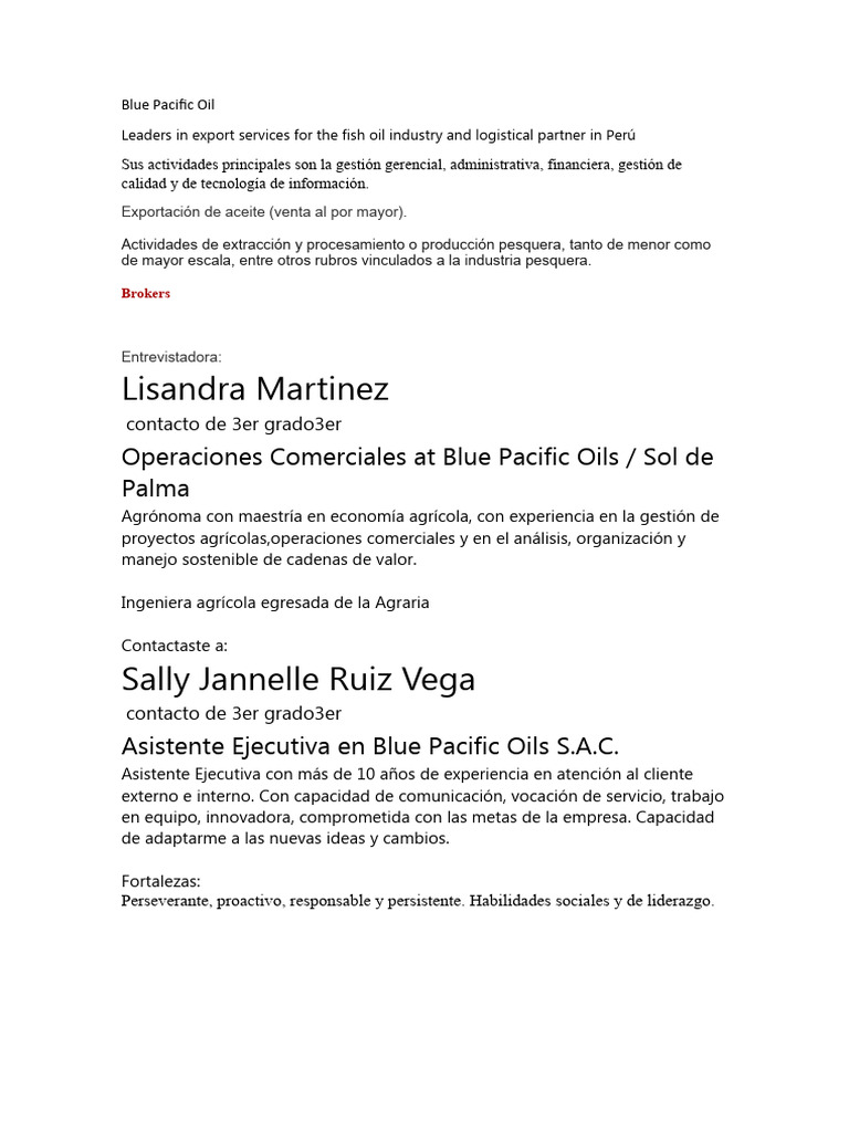 Blue Pacific Oil PDF