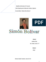 Traabajo de Simon Bolivar Anthony