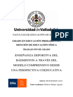 Enseñanza Deportiva Del Bádminton A Través Del Modelo Comprensivo Desde Una Perspectiva Educativa