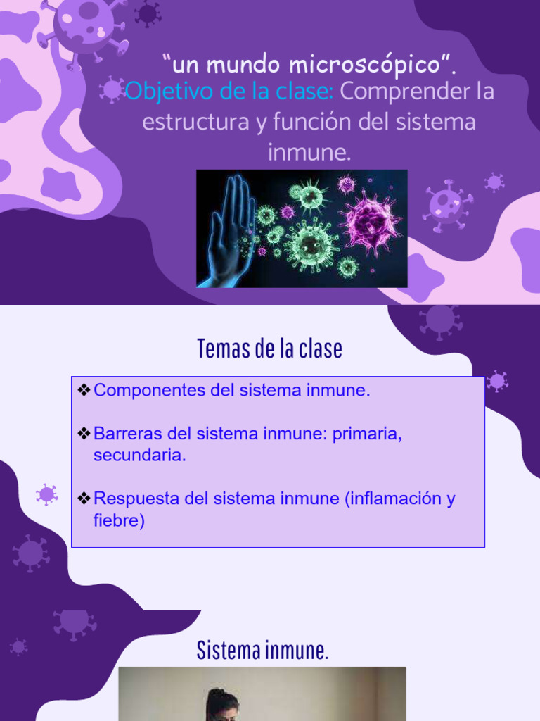 SodaPDF Converted Sistema Inmune Clase 1 | PDF | Inflamación | Sistema ...