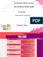 Gráfica Análisis Foda Geométrico Naranja y Morado