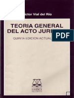 Teoria Acto Juridico Víctor Vial