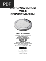 Wavedrum (WDX1) Service Manual