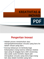 Kreatifitas Dan Inovasi