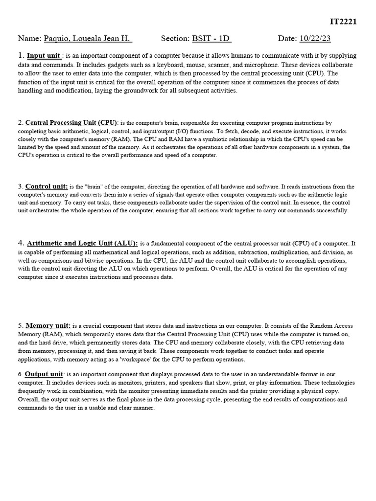 Introduction Activity | PDF
