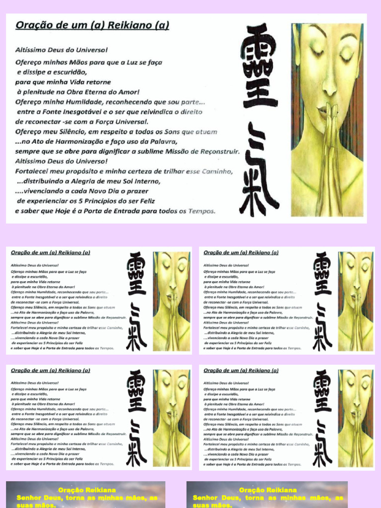 Oração Reikiana para Cura e Alinhamento | PDF | Reiki | Oração