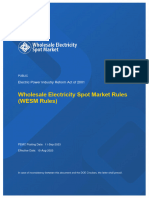 WESM RULES As of 15 August 2023 (DOE DC2023-07-0023 Penalty Framework For T and C) Final