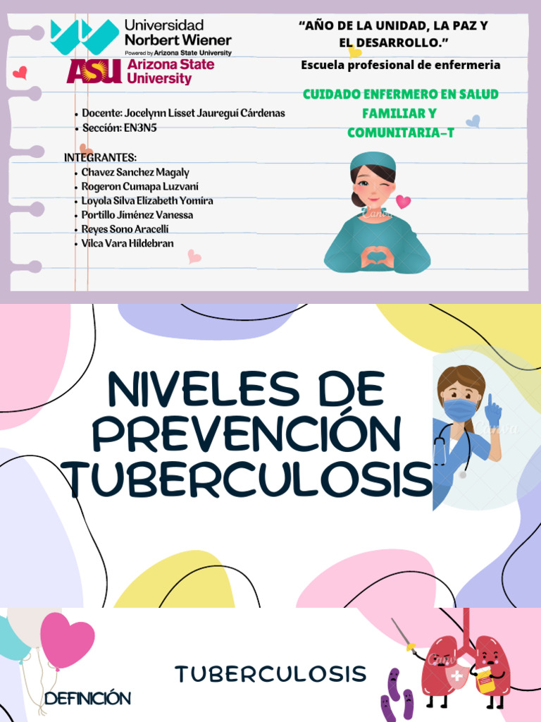 annotated-Niveles%20de%20prevenci%C3%B3n | PDF | Tuberculosis | Tos